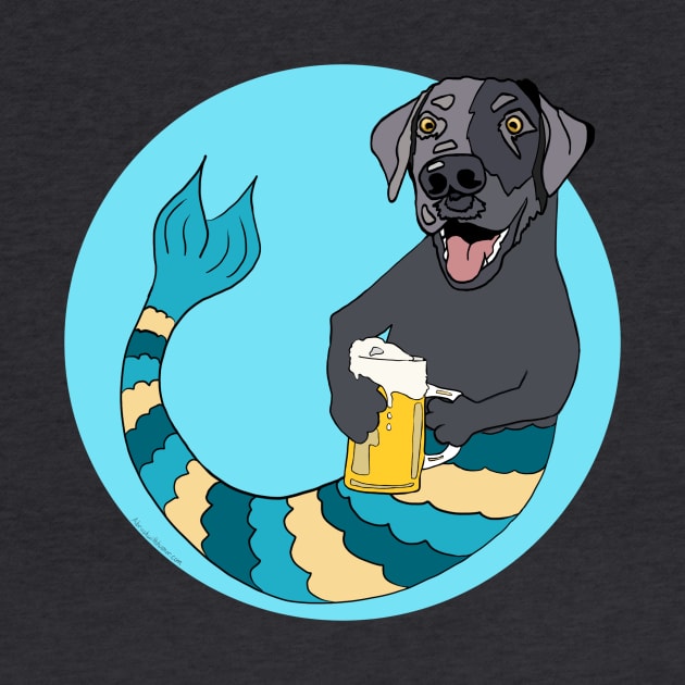 Haygood the Black Lab by abrushwithhumor